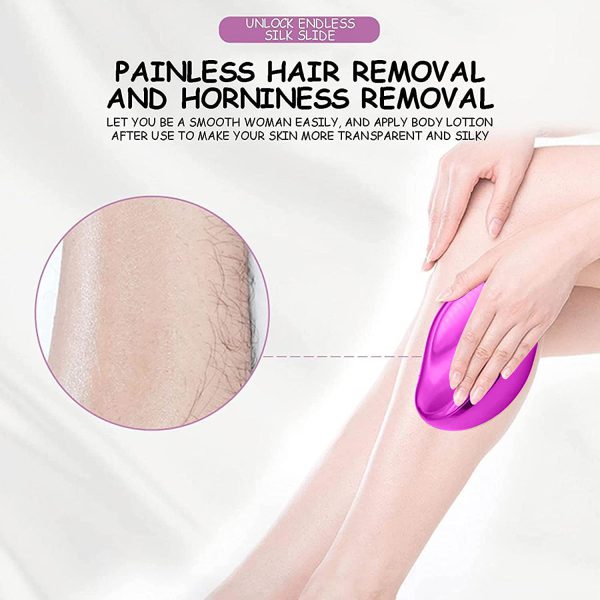 Crystal Hair Eraser – Painless Exfoliation Hair Removal Tool For Arms Legs Back