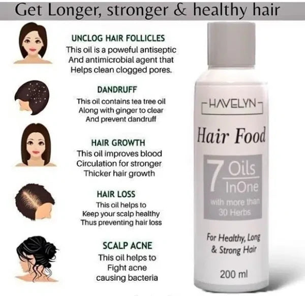 Havelyn Hair Food Oil For Hair Nourishing Moisture